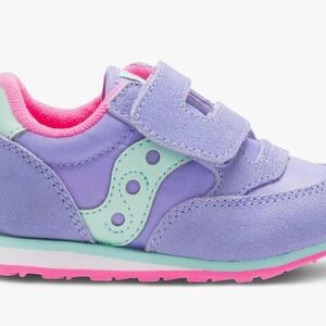 Saucony Kids' Lavender and Mint Sneakers
